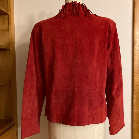 Dialogue Fringe Leather Jacket - Picture 14 of 14